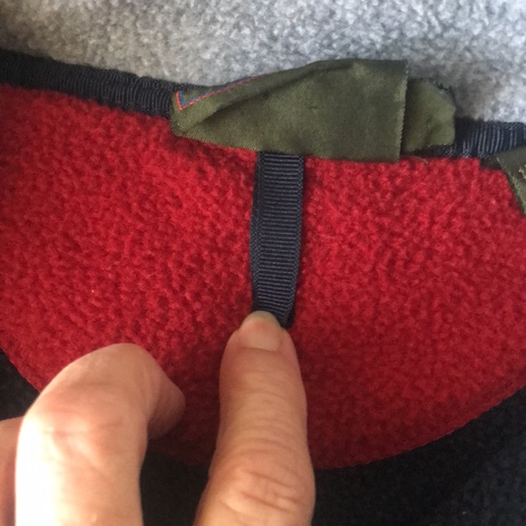 Timberland Weather Gear fleece Men’s Medium 1/4 zip jacket; navy; Vintage, USA. - Picture 8 of 13